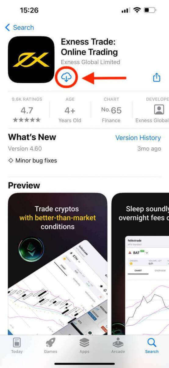 Kako prenesti in namestiti aplikacijo Exness za mobilni telefon (Android, iOS)