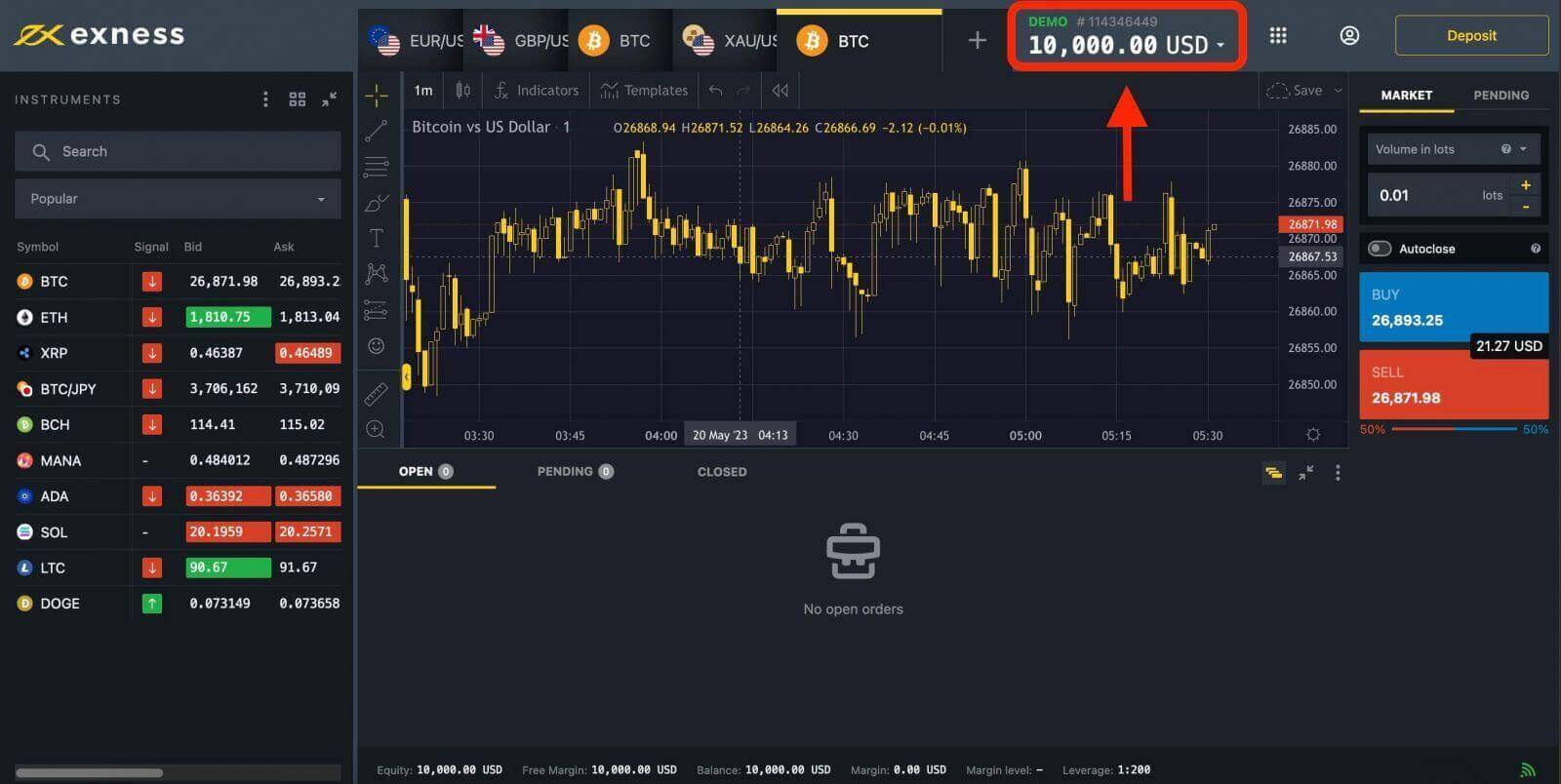 Cara Mendaftar dan memulai Perdagangan dengan Akun Demo di Exness Cara Mendaftar dan memulai Perdagangan dengan Akun Demo di Exness